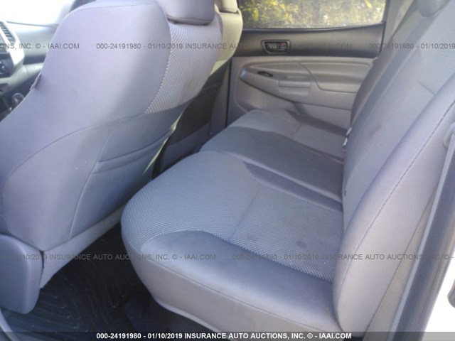 5TFLU4ENXDX055694 - 2013 TOYOTA TACOMA DOUBLE CAB 白色 照片 8