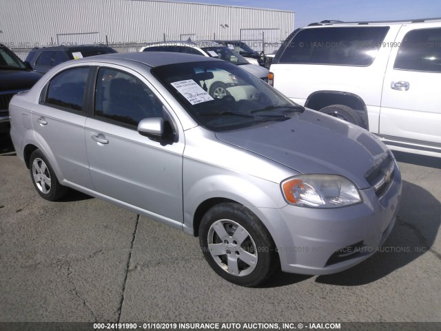 KL1TD5DE8AB086448 - 2010 CHEVROLET AVEO LS/LT SILVER photo 1