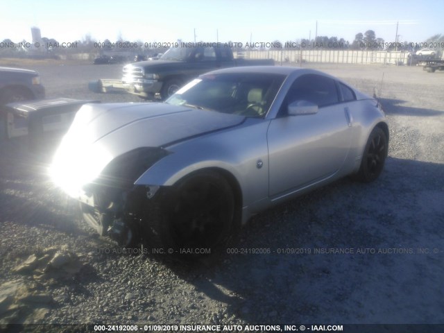 JN1AZ34D33T110782 - 2003 NISSAN 350Z COUPE SILVER photo 2