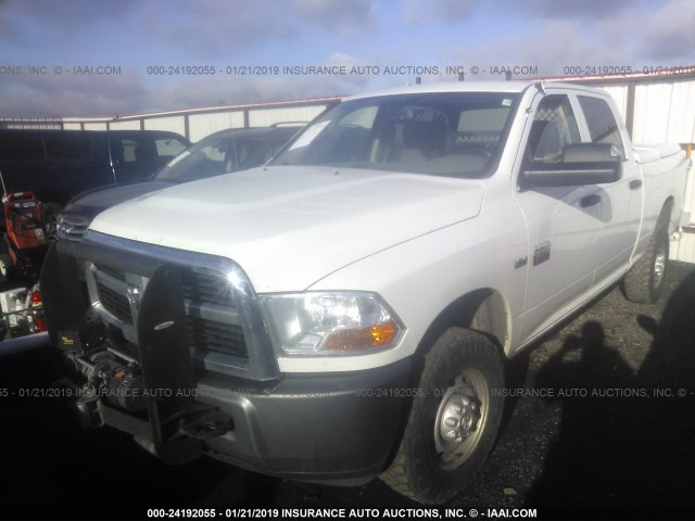 3D7TT2CT0BG564810 - 2011 DODGE RAM 2500 WHITE photo 2