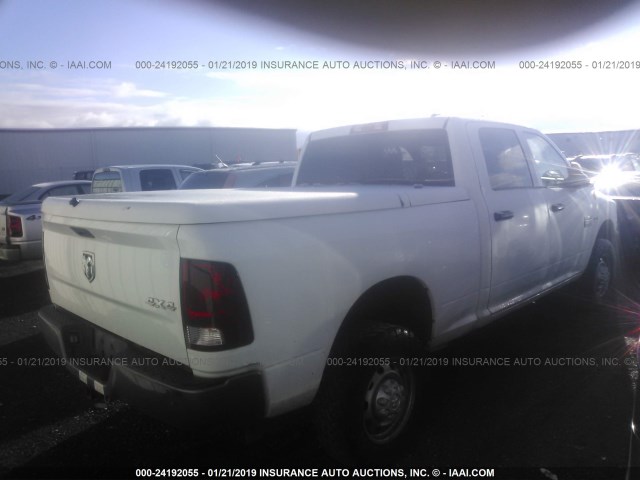 3D7TT2CT0BG564810 - 2011 DODGE RAM 2500 WHITE photo 4