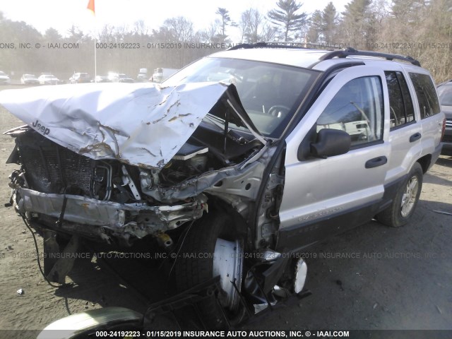 1J4GW48S84C300393 - 2004 JEEP GRAND CHEROKEE LAREDO/COLUMBIA/FREEDOM 银色 照片 2