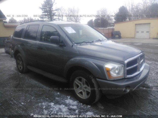 1D4HB48N25F546584 - 2005 DODGE DURANGO SLT GRAY photo 1