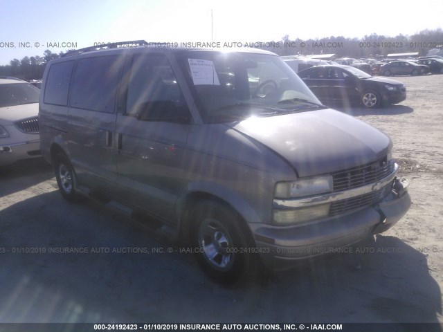 1GNDM19W61B128145 - 2001 CHEVROLET ASTRO GRAY photo 1