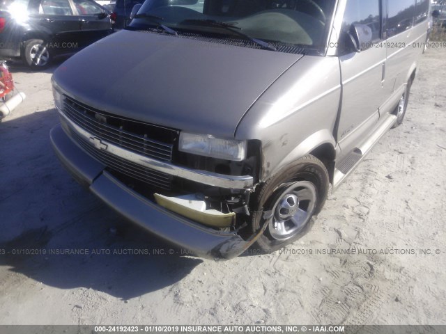 1GNDM19W61B128145 - 2001 CHEVROLET ASTRO GRAY photo 6