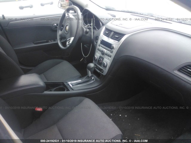 1G1ZC5E12BF381887 - 2011 CHEVROLET MALIBU 1LT BLACK photo 5