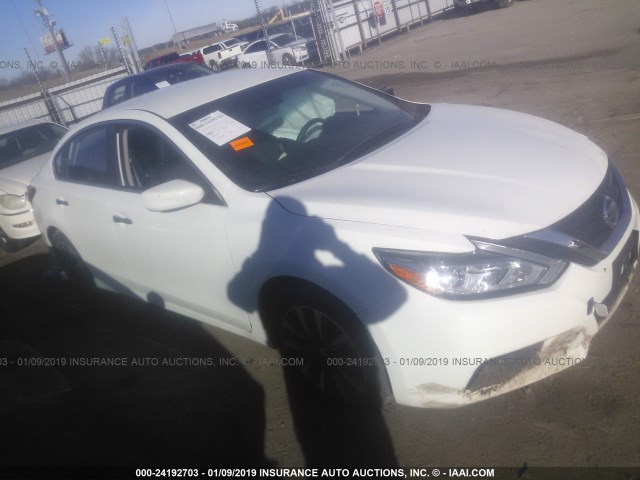 1N4AL3AP9JC260542 - 2018 NISSAN ALTIMA 2.5/S/SV/SL/SR WHITE photo 1