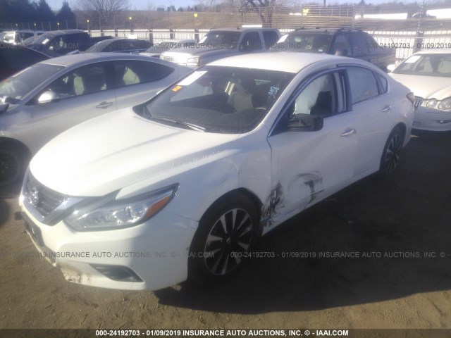 1N4AL3AP9JC260542 - 2018 NISSAN ALTIMA 2.5/S/SV/SL/SR WHITE photo 2