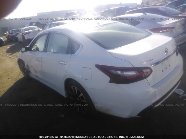 1N4AL3AP9JC260542 - 2018 NISSAN ALTIMA 2.5/S/SV/SL/SR WHITE photo 3