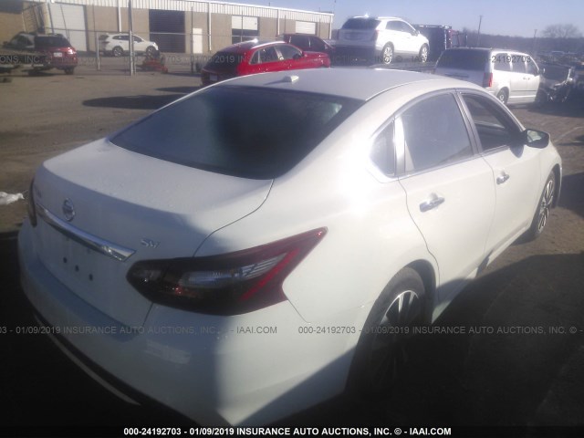 1N4AL3AP9JC260542 - 2018 NISSAN ALTIMA 2.5/S/SV/SL/SR WHITE photo 4