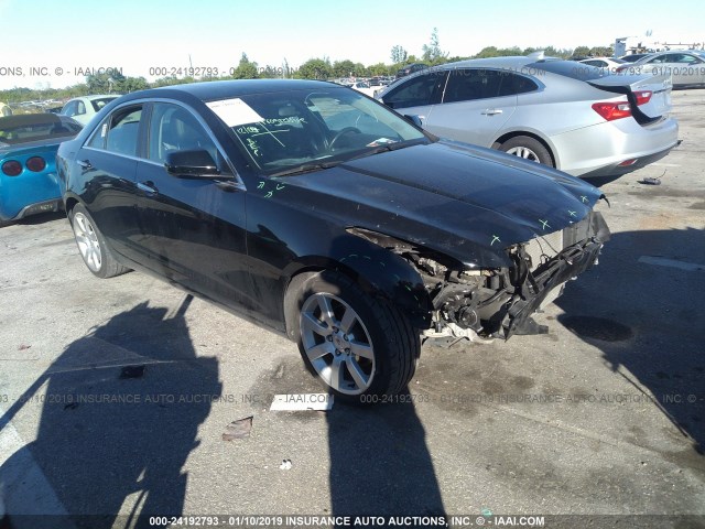 1G6AA5RAXD0116793 - 2013 CADILLAC ATS BLACK photo 1