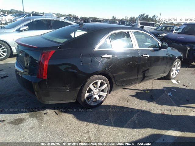 1G6AA5RAXD0116793 - 2013 CADILLAC ATS BLACK photo 4