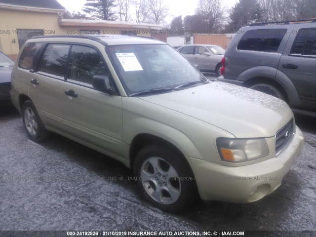 JF1SG65654H748292 - 2004 SUBARU FORESTER 2.5XS GOLD photo 1