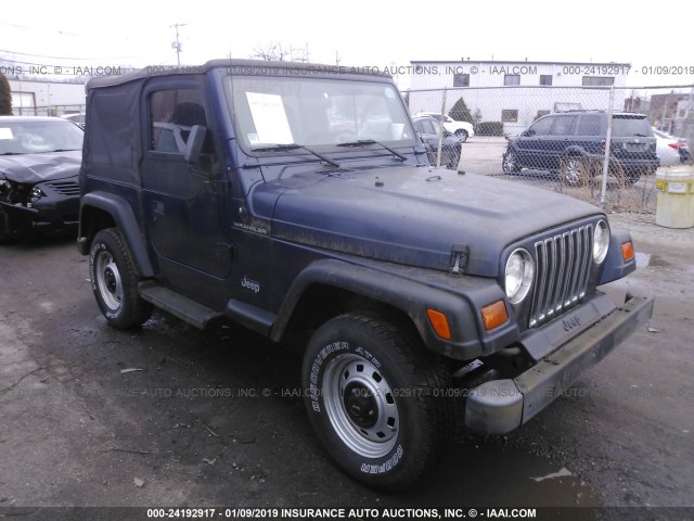 1J4FY29P1VP543980 - 1997 JEEP WRANGLER / TJ SE BLUE photo 1