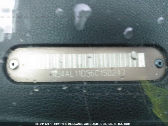 1N4AL11D36C150247 - 2006 NISSAN ALTIMA S/SL GOLD photo 9