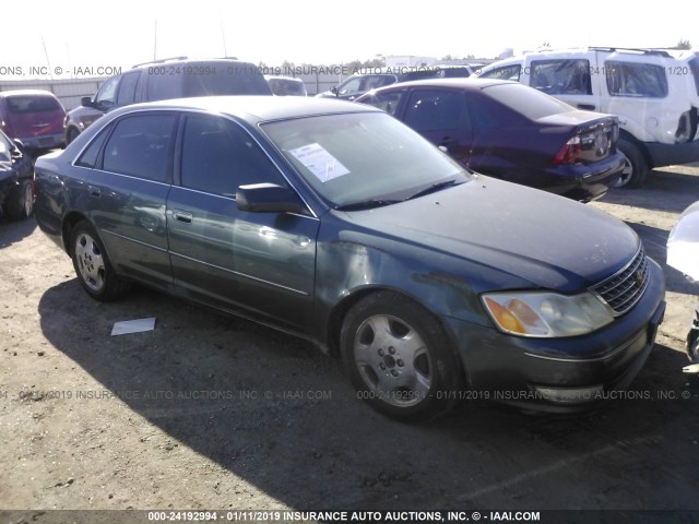 4T1BF28B93U313016 - 2003 TOYOTA AVALON XL/XLS GREEN photo 1