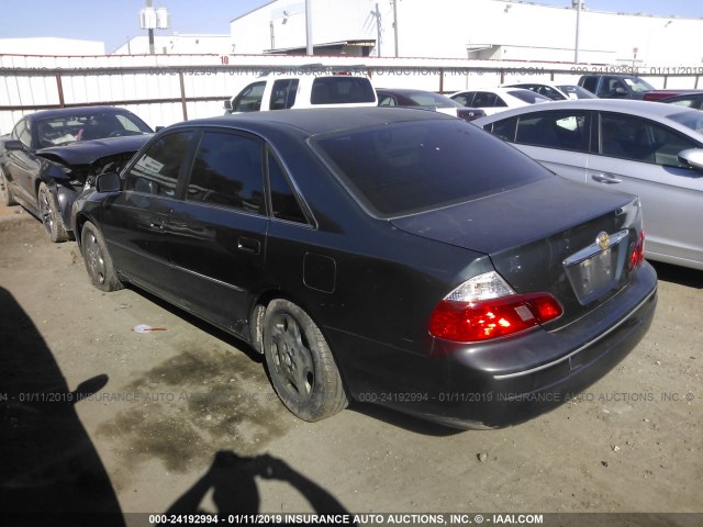 4T1BF28B93U313016 - 2003 TOYOTA AVALON XL/XLS GREEN photo 3