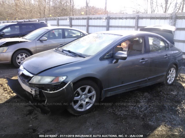 JHMFA36259S000867 - 2009 HONDA CIVIC HYBRID GRAY photo 2