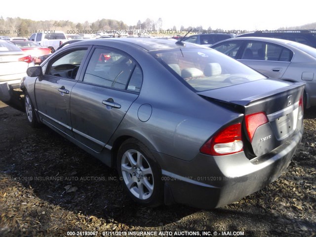 JHMFA36259S000867 - 2009 HONDA CIVIC HYBRID GRAY photo 3