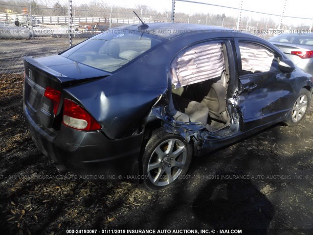 JHMFA36259S000867 - 2009 HONDA CIVIC HYBRID GRAY photo 4