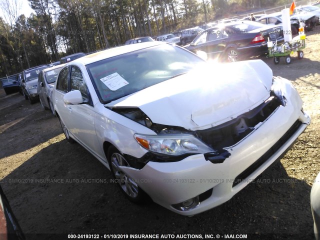 4T1BK3DBXBU414619 - 2011 TOYOTA AVALON LIMITED WHITE photo 1