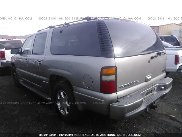 1GKFK66U41J267708 - 2001 GMC DENALI XL K1500 TAN photo 3