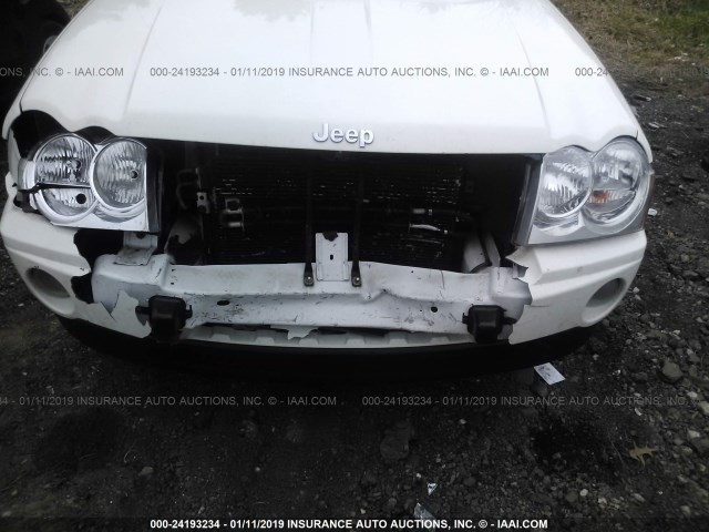 1J8GR48K57C566013 - 2007 JEEP GRAND CHEROKEE LAREDO/COLUMBIA/FREEDOM 白色 照片 6