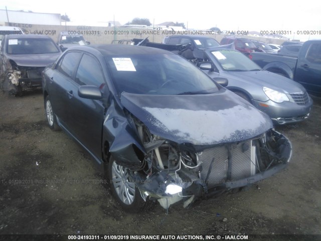 1NXBU40E49Z034556 - 2009 TOYOTA COROLLA S/LE/XLE GRAY photo 1