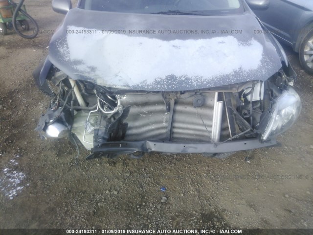 1NXBU40E49Z034556 - 2009 TOYOTA COROLLA S/LE/XLE GRAY photo 6