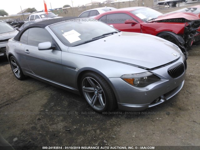 WBAEK734X4B260050 - 2004 BMW 645 CI AUTOMATIC GRAY photo 1