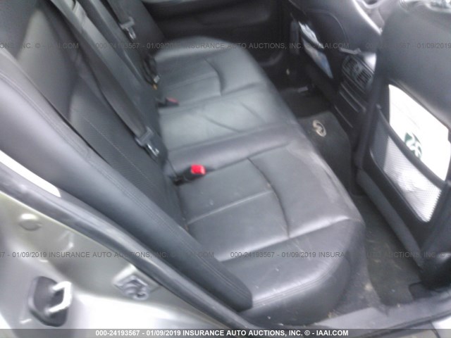 JNKCV61F29M362811 - 2009 INFINITI G37 GRAY photo 8