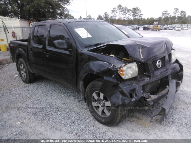 1N6AD0EVXAC426644 - 2010 NISSAN FRONTIER CREW CAB SE/LE/NISMO BLACK photo 1