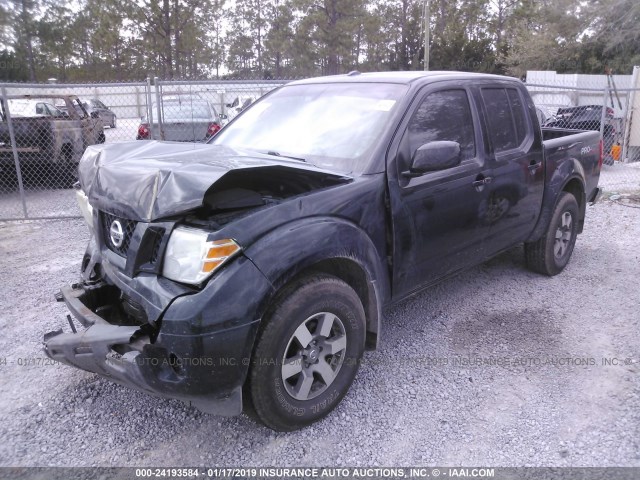 1N6AD0EVXAC426644 - 2010 NISSAN FRONTIER CREW CAB SE/LE/NISMO BLACK photo 2