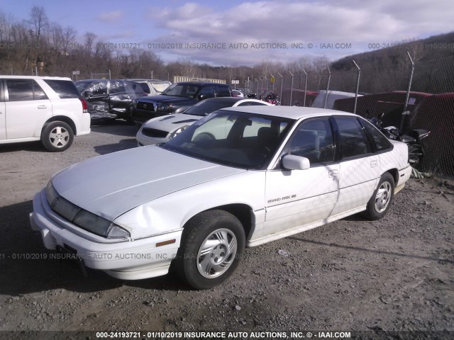 1G2WJ52M9SF218396 - 1995 PONTIAC GRAND PRIX SE WHITE photo 2