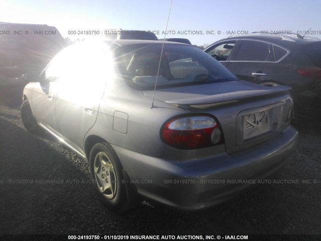 KNAFB121015065125 - 2001 KIA SEPHIA LS SILVER photo 3