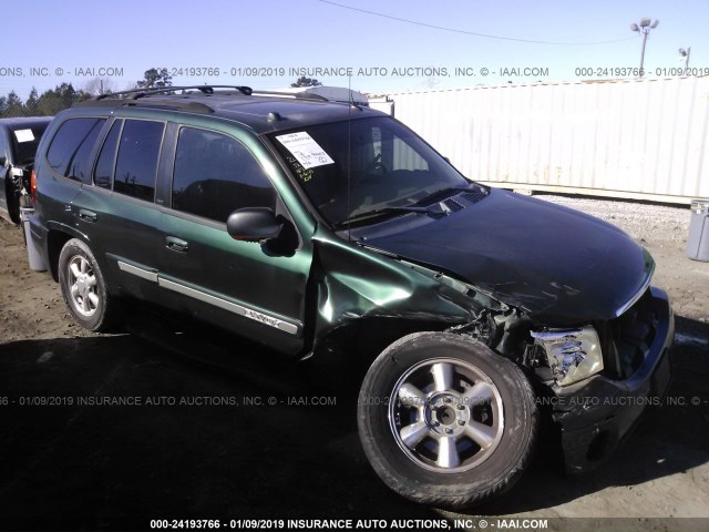 1GKDS13S542431110 - 2004 GMC ENVOY GREEN photo 1