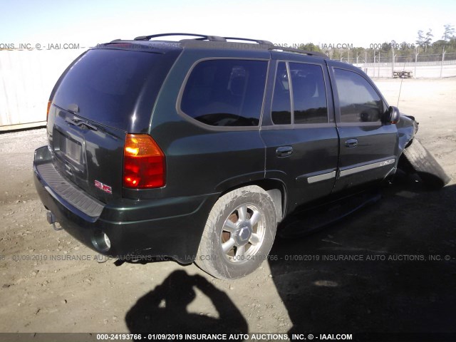 1GKDS13S542431110 - 2004 GMC ENVOY GREEN photo 4