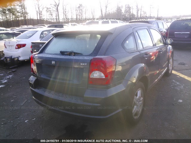 1B3HB48B98D510167 - 2008 DODGE CALIBER SXT BLACK photo 4