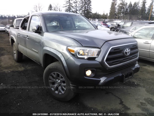 3TMCZ5AN1GM006049 - 2016 TOYOTA TACOMA DBL CAB/SR/SR5/TRD SPT/OR GRAY photo 1