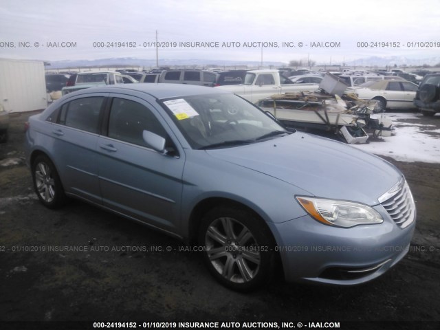 1C3CCBBB1DN639144 - 2013 CHRYSLER 200 TOURING BLUE photo 1