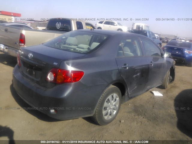 JTDBU4EE3AJ059824 - 2010 TOYOTA COROLLA S/LE/XLE GRAY photo 4