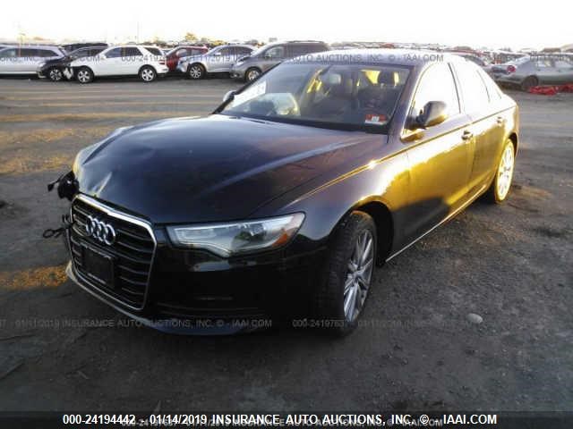 WAUGFAFC4DN082731 - 2013 AUDI A6 PREMIUM PLUS BLACK photo 2