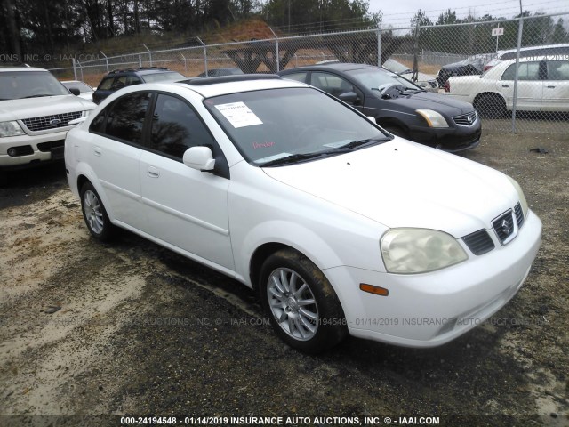 KL5JJ56Z65K086937 - 2005 SUZUKI FORENZA LX/EX WHITE photo 1