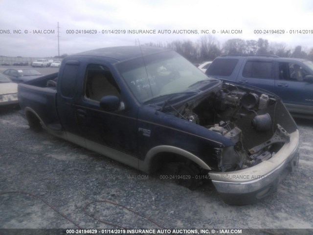 2FTRX08L1YCA39217 - 2000 FORD F150 BLACK photo 1