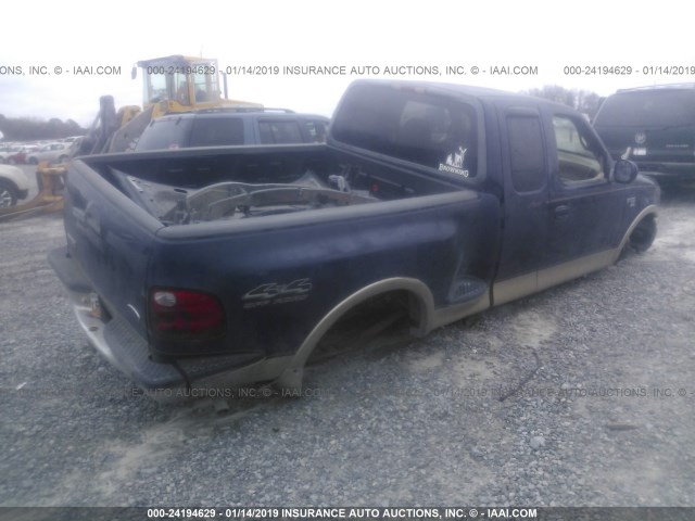 2FTRX08L1YCA39217 - 2000 FORD F150 BLACK photo 4