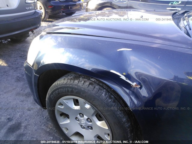 2D4FV48T95H515425 - 2005 DODGE MAGNUM SE BLUE photo 6