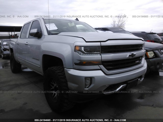 3GCUKREC6GG356025 - 2016 CHEVROLET SILVERADO K1500 LT SILVER photo 1