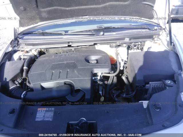 1G1ZB5E15BF117873 - 2011 CHEVROLET MALIBU LS 银色 照片 10