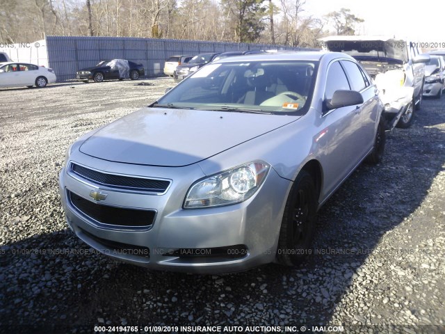 1G1ZB5E15BF117873 - 2011 CHEVROLET MALIBU LS 银色 照片 2