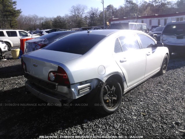 1G1ZB5E15BF117873 - 2011 CHEVROLET MALIBU LS 银色 照片 4